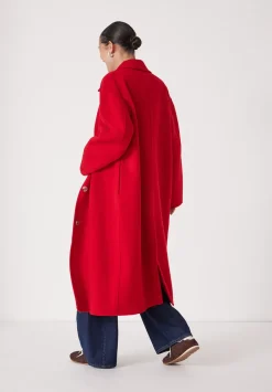 hush Jackets & Coats|Edie Pure Wool Double Faced Coat Bright Red