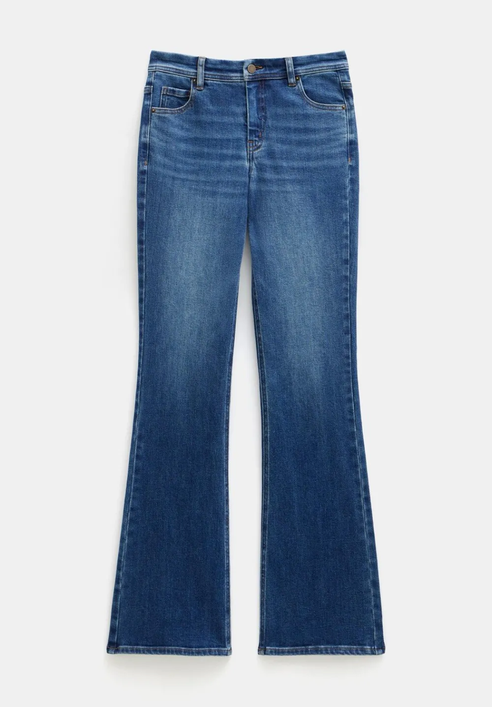 hush Jeans|Eliana Mid Rise Bootcut Jeans Mid Authentic