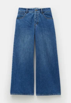 hush Jeans|Ella Wide Leg Cropped Jeans Mid Authentic