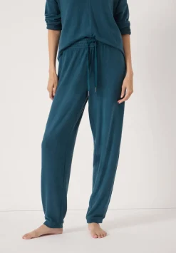 hush Pyjamas & Nightwear|Elle Supersoft Joggers Teal Blue