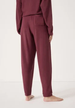 hush Pyjamas & Nightwear|Elle Supersoft Joggers Burgundy Purple