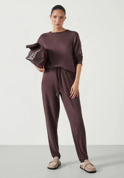 hush Joggers & Leggings|Trousers|Elle Supersoft Joggers Chocolate brown