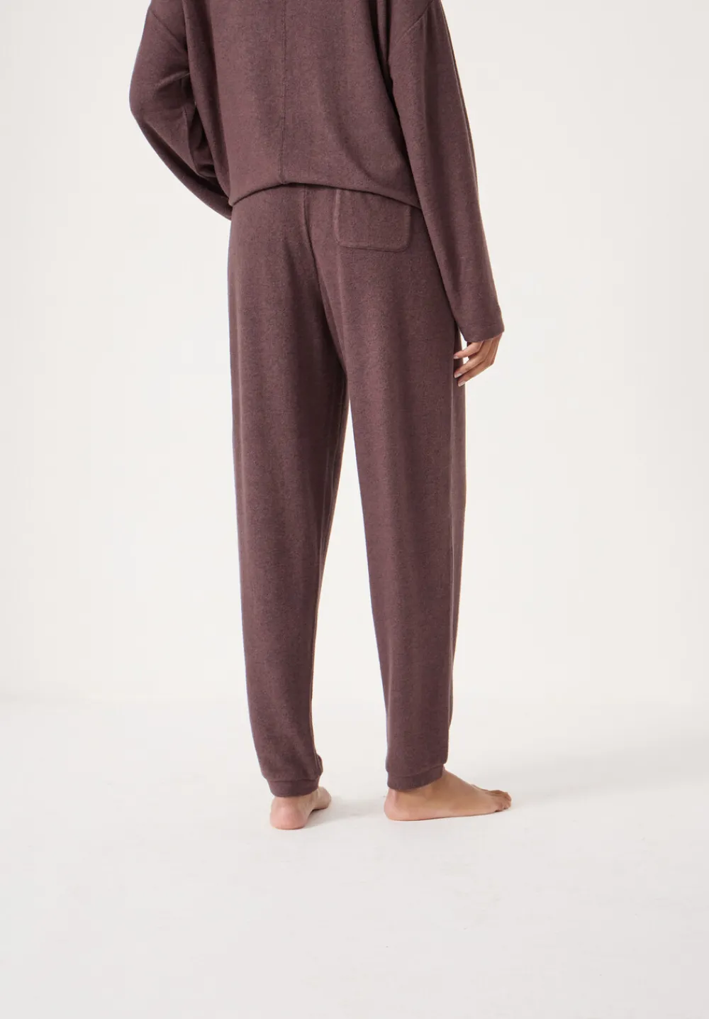 hush Pyjamas & Nightwear|Elle Supersoft Joggers Chocolate Melange