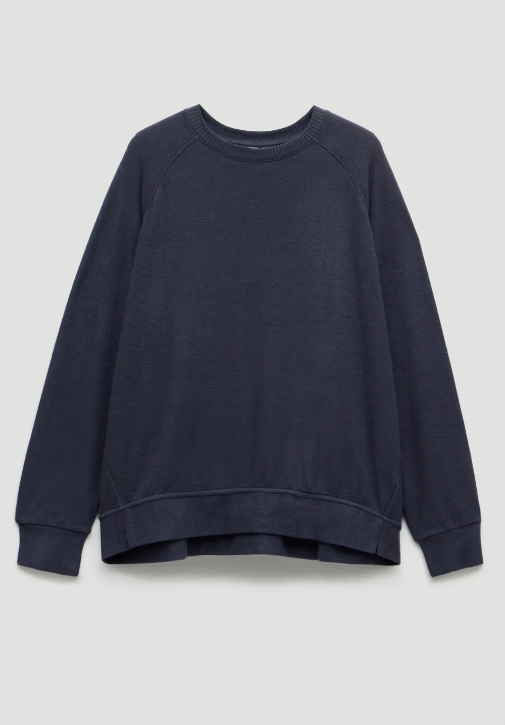 hush Tops & T-Shirts|Pyjamas & Nightwear|Elle Supersoft Raglan Top Navy Blue
