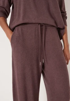 hush Tops & T-Shirts|Pyjamas & Nightwear|Elle Supersoft Raglan Top Chocolate Melange