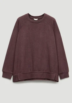 hush Tops & T-Shirts|Pyjamas & Nightwear|Elle Supersoft Raglan Top Chocolate Melange