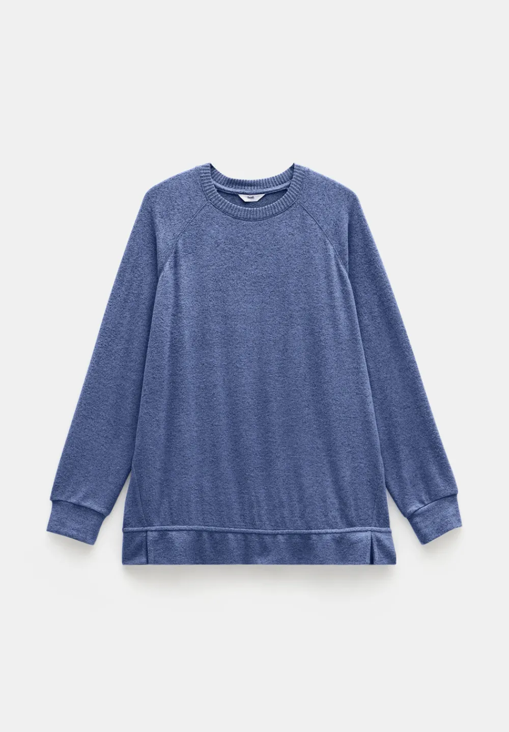 hush Pyjamas & Nightwear|Elle Supersoft Raglan Top Dusty Blue
