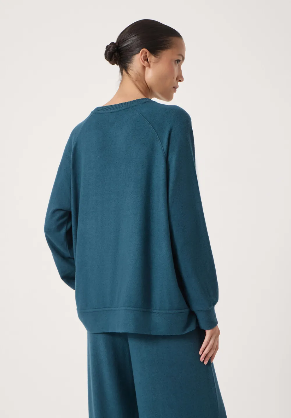 hush Tops & T-Shirts|Pyjamas & Nightwear|Elle Supersoft Raglan Top Teal Blue