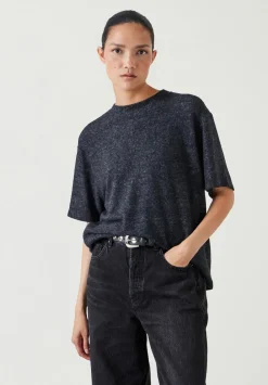 hush Tops & T-Shirts|Elle Supersoft T-Shirt Charcoal Grey