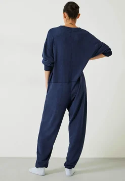 hush Jumpsuits|Pyjamas & Nightwear|Elle Supersoft V-Neck Onesie Midnight Navy