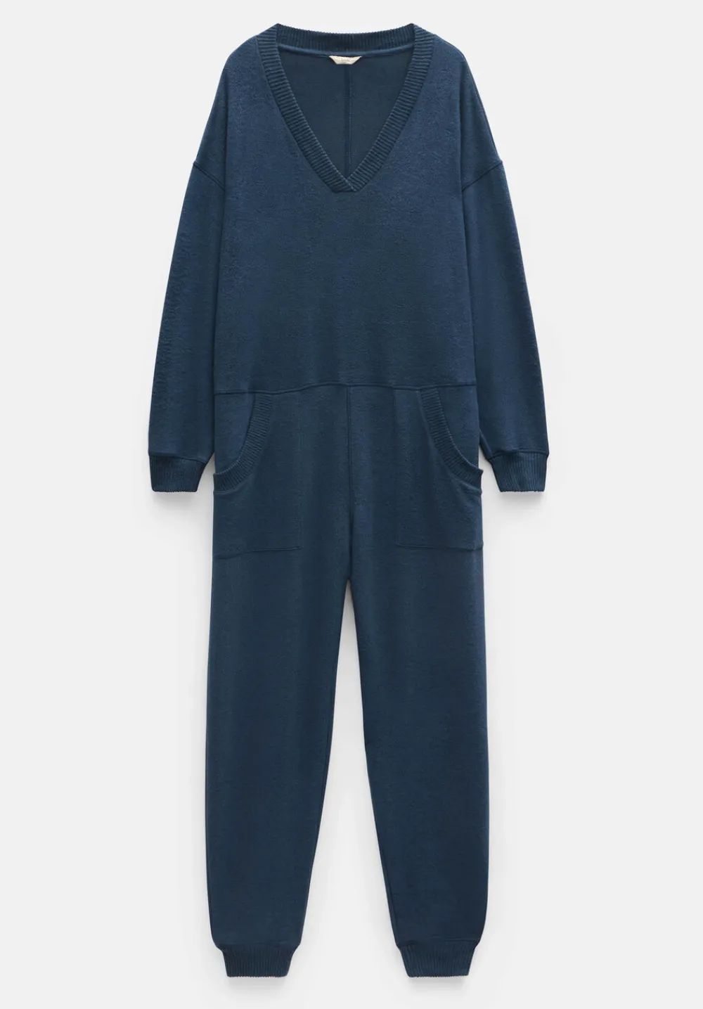 hush Jumpsuits|Pyjamas & Nightwear|Elle Supersoft V-Neck Onesie Midnight Navy
