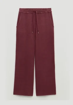 hush Pyjamas & Nightwear|Elle Supersoft Wide Leg Joggers Burgundy Purple