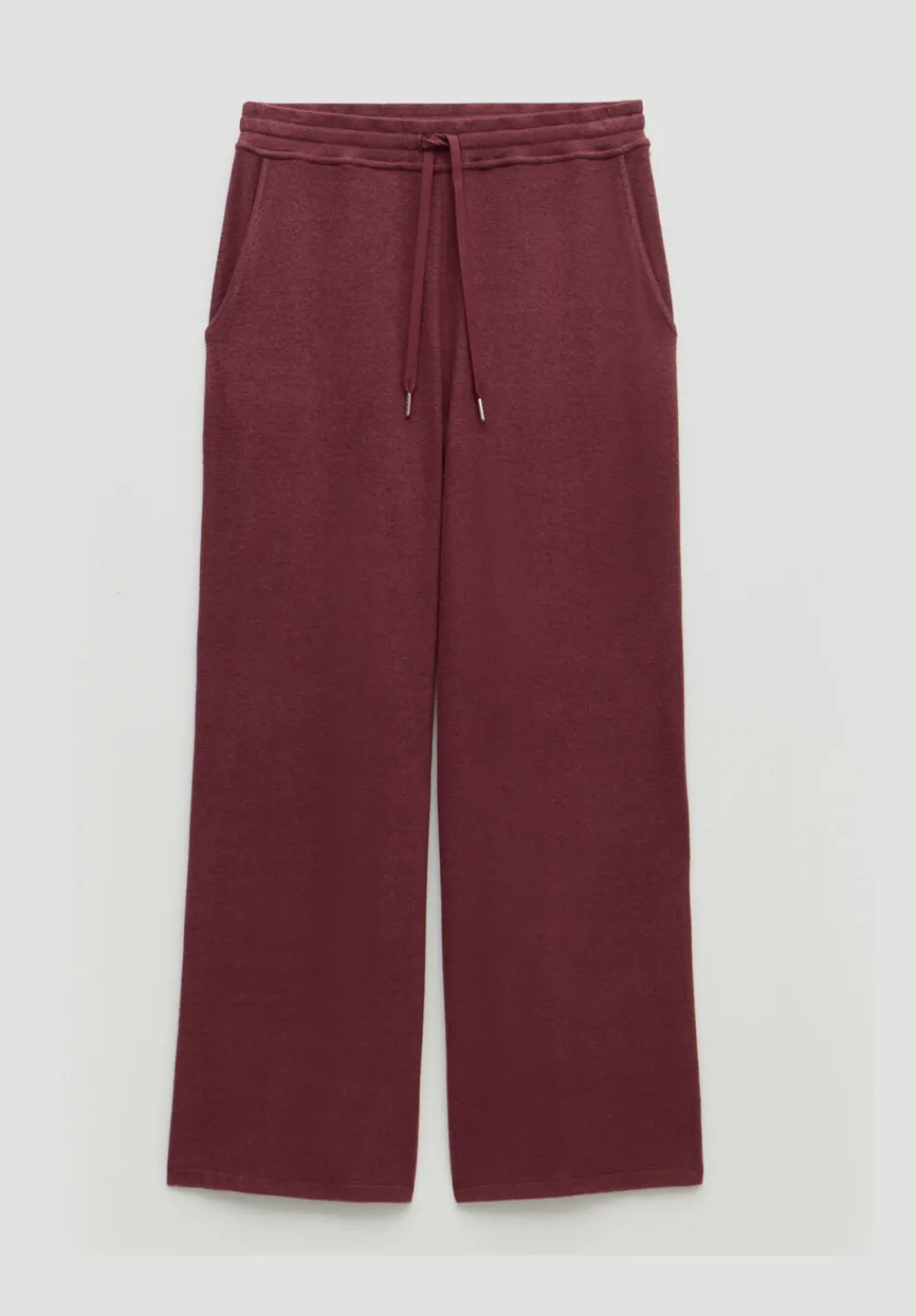 hush Pyjamas & Nightwear|Elle Supersoft Wide Leg Joggers Burgundy Purple