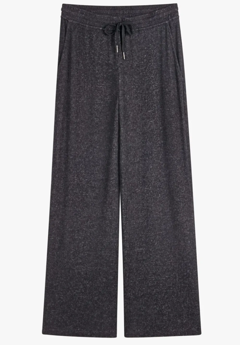 hush Trousers|Joggers & Leggings|Elle Supersoft Wide Leg Joggers Charcoal Marl