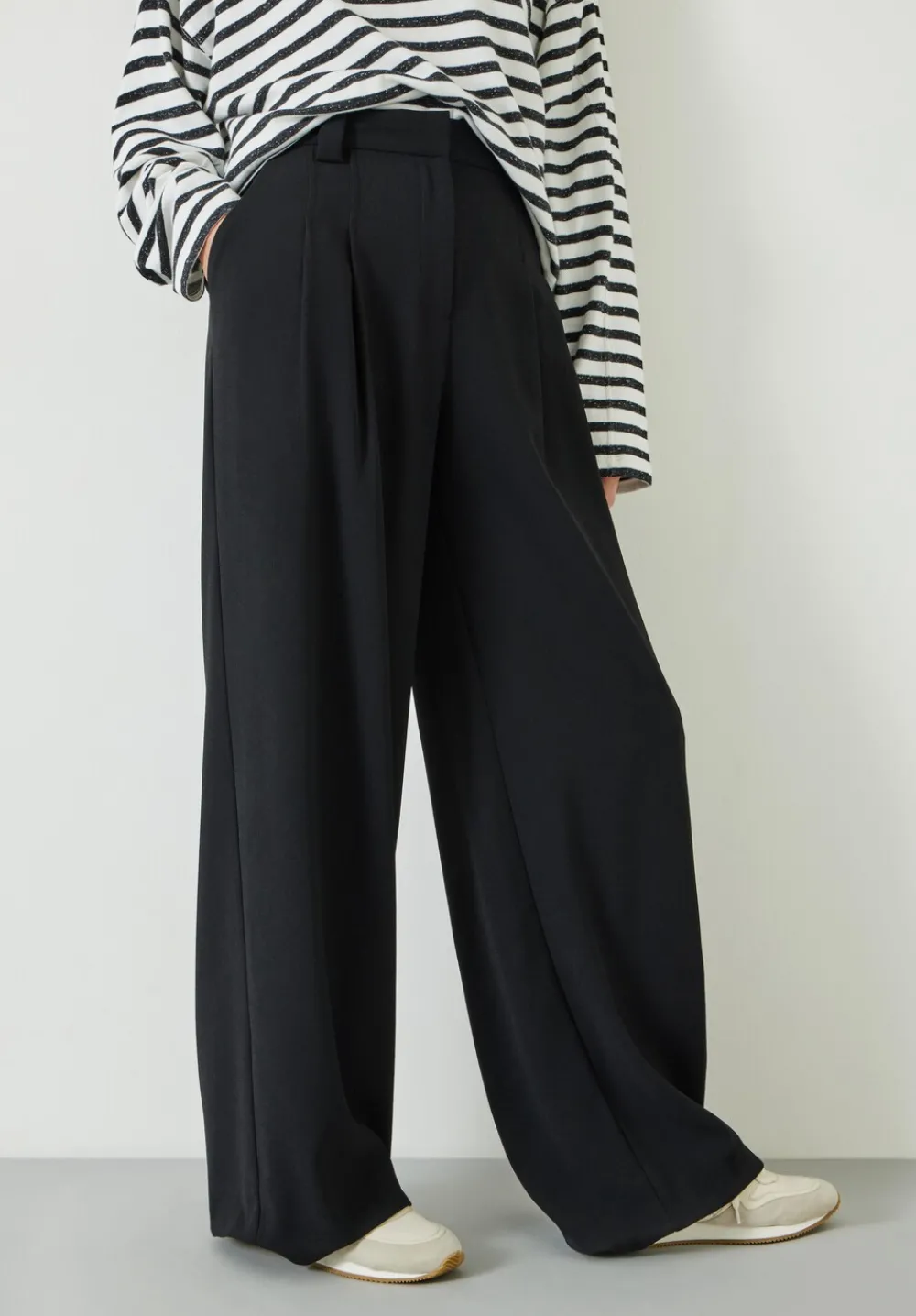 hush Trousers|Ellis High Waist Trousers Black