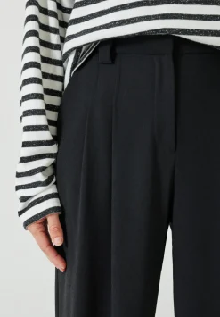 hush Trousers|Ellis High Waist Trousers Black