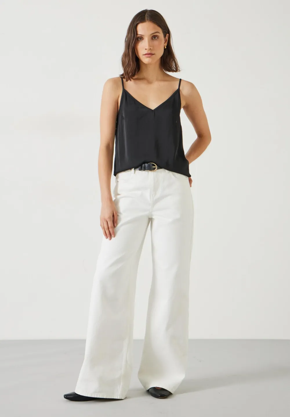 hush Tops & T-Shirts|Essential Cami Black