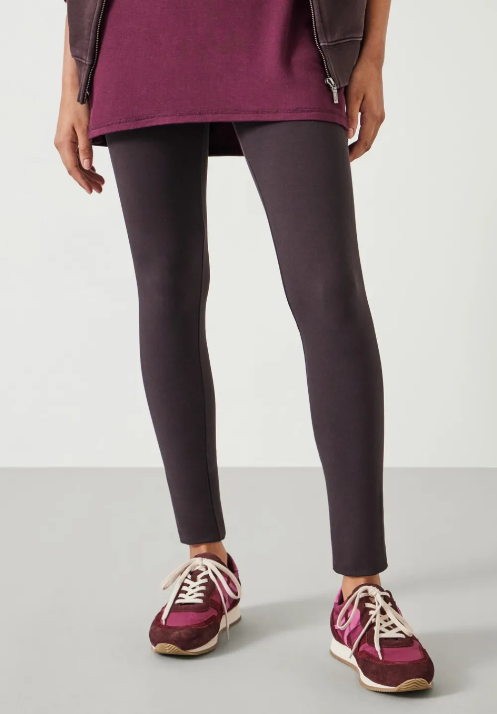 hush Joggers & Leggings|Trousers|Essential Leggings Chocolate brown