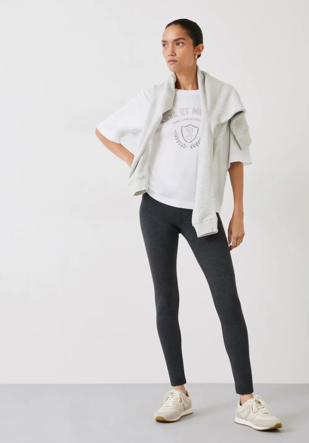 hush Trousers|Joggers & Leggings|Essential Leggings Charcoal Grey