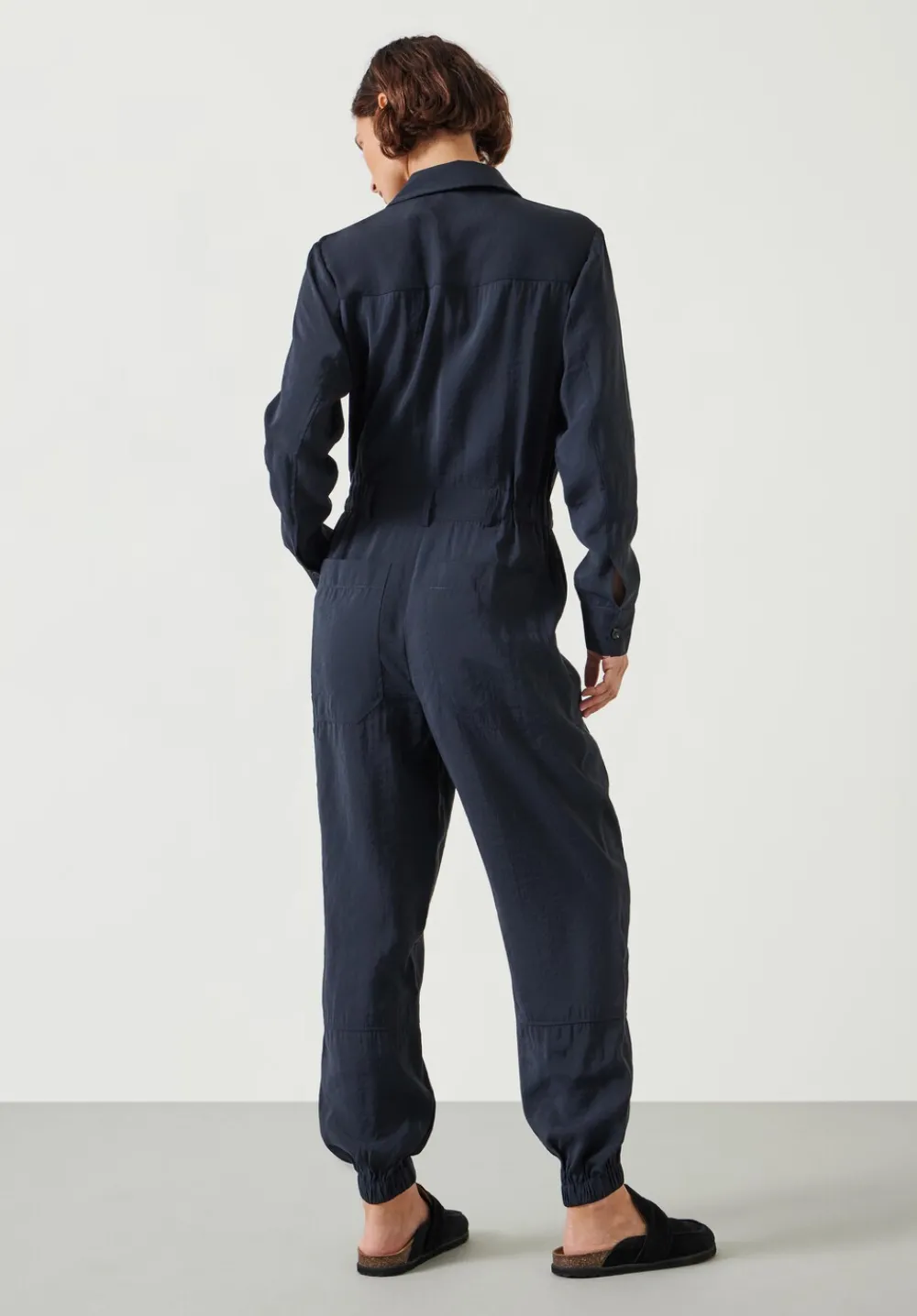hush Jumpsuits|Feyre Utility Jumpsuit Washed Black