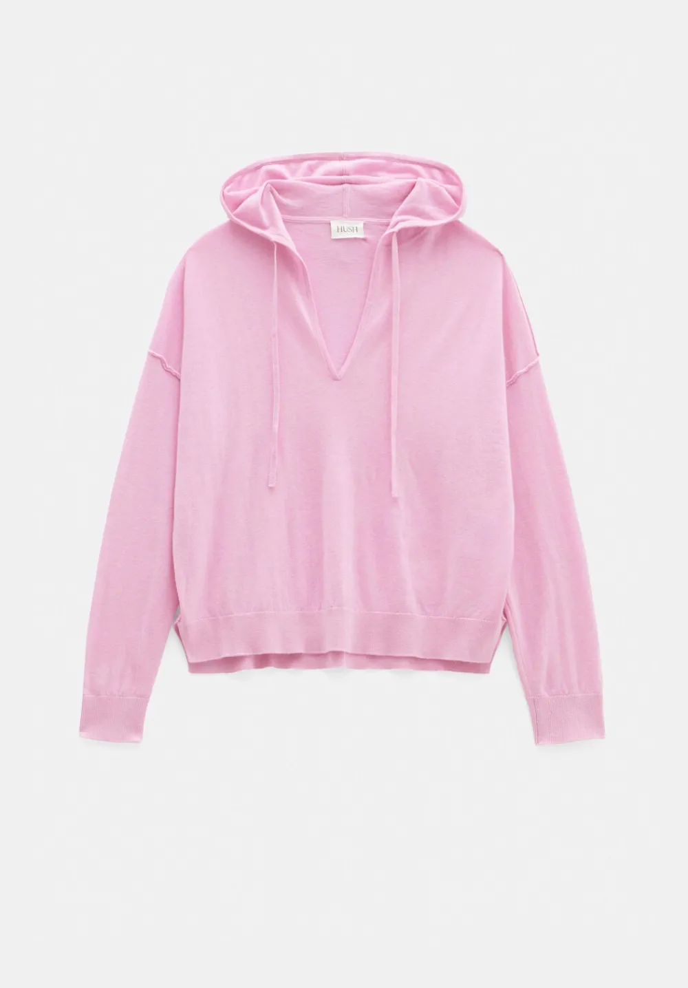 hush Sweatshirts & Hoodies|Jumpers & Cardigans|Fine Knit Hoodie Super Pink