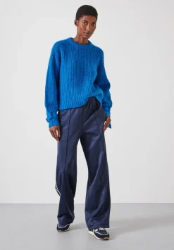 hush Jumpers & Cardigans|Francis Tie and Buckle Detail Jumper Bright Blue