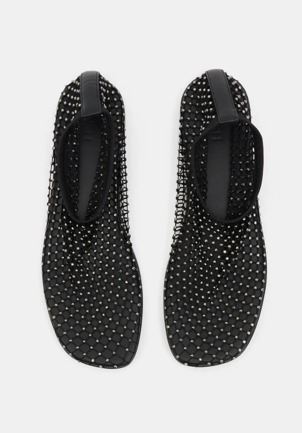 hush Flats|Gem Mesh Flats Black