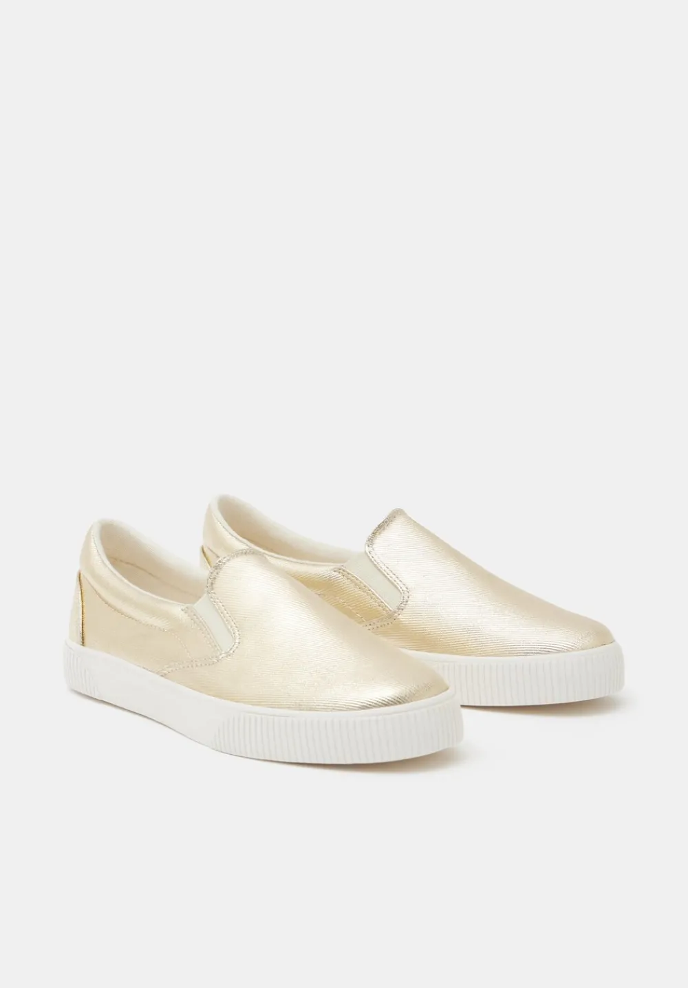 hush Trainers|Flats|Gili Slip On Trainers Gold