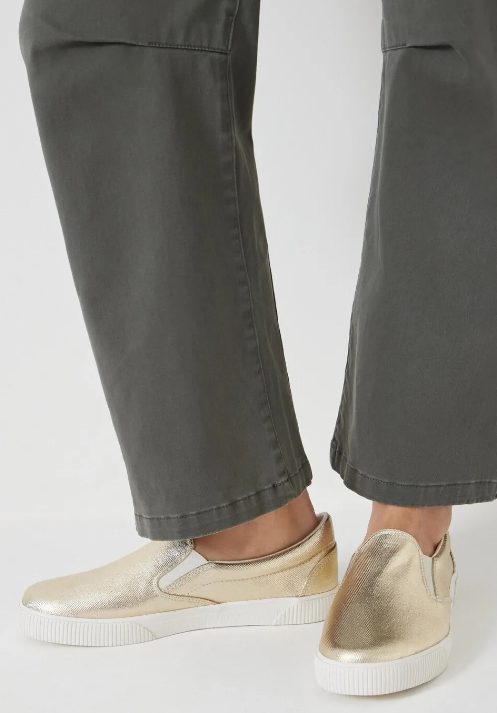 hush Trainers|Flats|Gili Slip On Trainers Gold