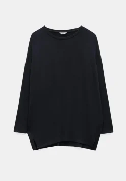 hush Tops & T-Shirts|Gillian Wide Jersey Top Black