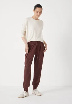 hush Tops & T-Shirts|Gillian Wide Jersey Top OATMEAL MARL