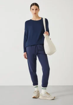 hush Tops & T-Shirts|Gillian Wide Jersey Top Midnight