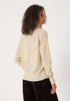 hush Jumpers & Cardigans|Gracey V Neck Metallic Jumper Metallic Gold