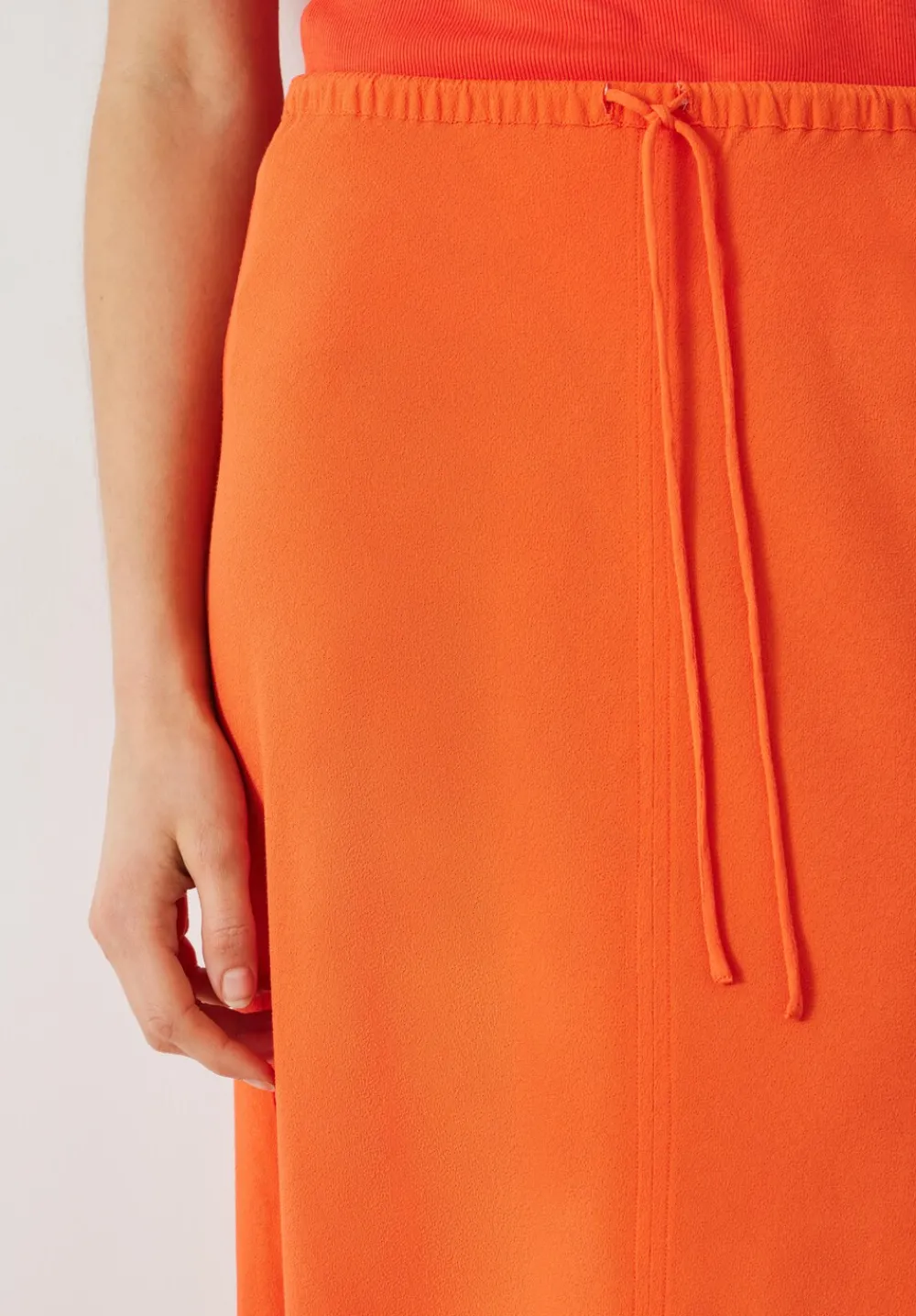 hush Skirts|Hanna Maxi Skirt Orange Red