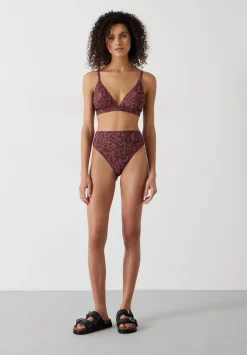 hush Swimwear & Beachwear|Harper High Waisted Bikini Bottoms Sunbaked Animal
