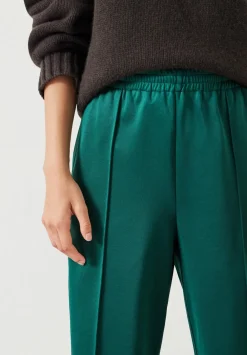 hush Joggers & Leggings|Trousers|Harrison Pintuck Joggers Dark Green