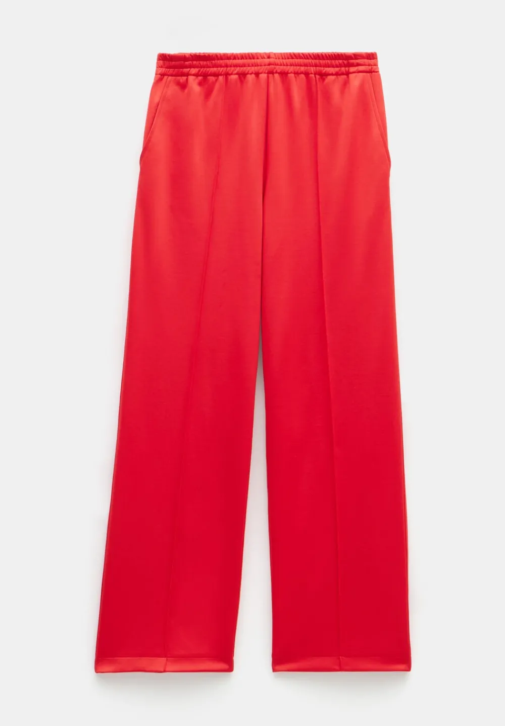 hush Joggers & Leggings|Trousers|Harrison Pintuck Joggers Bright Red