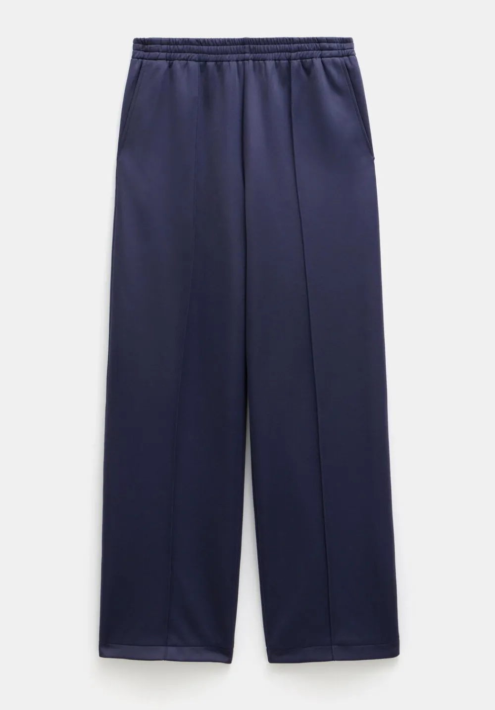 hush Joggers & Leggings|Trousers|Harrison Pintuck Joggers Navy