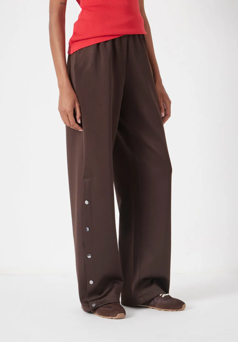 hush Joggers & Leggings|Harrison Popper Straight Leg Trouser Dark Brown