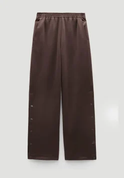 hush Joggers & Leggings|Harrison Popper Straight Leg Trouser Dark Brown