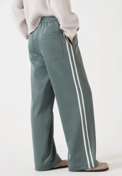 hush Joggers & Leggings|Trousers|Harrison Side Stripe Joggers Sage Green