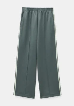 hush Joggers & Leggings|Trousers|Harrison Side Stripe Joggers Sage Green