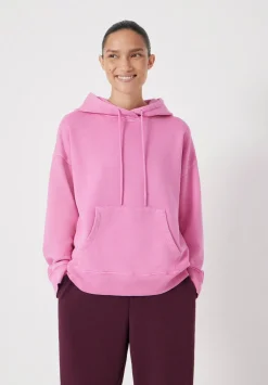 hush Sweatshirts & Hoodies|Heavyweight Cotton Hoodie Bright Pink
