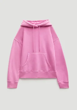 hush Sweatshirts & Hoodies|Heavyweight Cotton Hoodie Bright Pink
