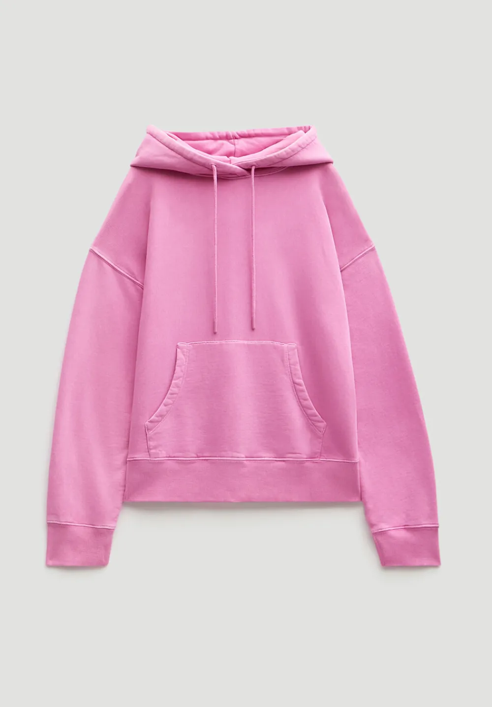 hush Sweatshirts & Hoodies|Heavyweight Cotton Hoodie Bright Pink