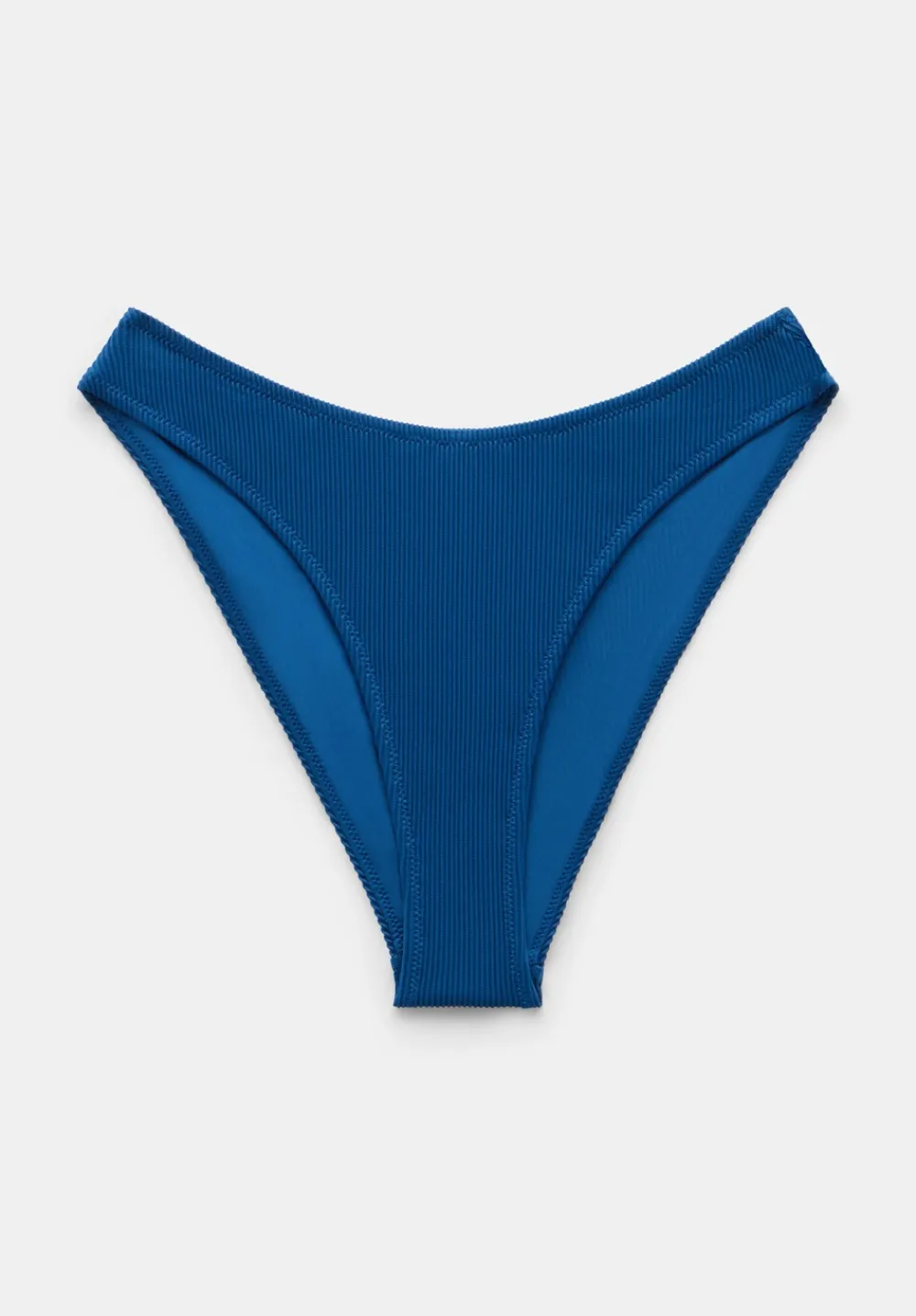 hush Swimwear & Beachwear|Heidi High Leg Rib Bikini Bottoms Petrol