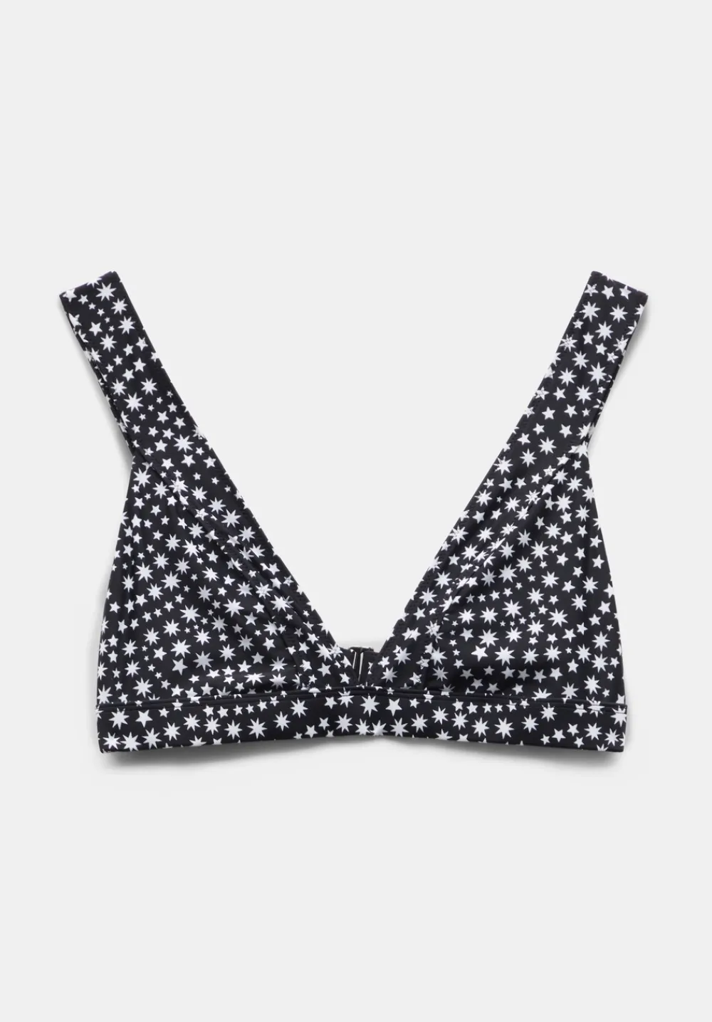 hush Swimwear & Beachwear|Holly Wide Strap Bikini Top Multi Star Black/White
