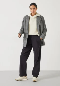 hush Trousers|Imogen Cotton Trousers Washed Black