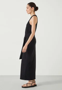 hush Dresses|Isla Sleeveless Maxi Dress Black