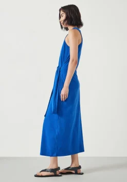 hush Dresses|Isla Sleeveless Maxi Dress Blue